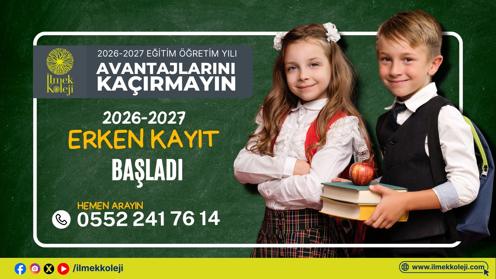 Özel Kolej Erken Kayıt Avantajı